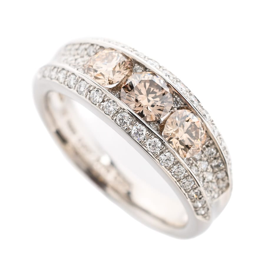 【中古A品】  カシケイ ダイヤ リング   Pt900 新宿歌舞伎町店