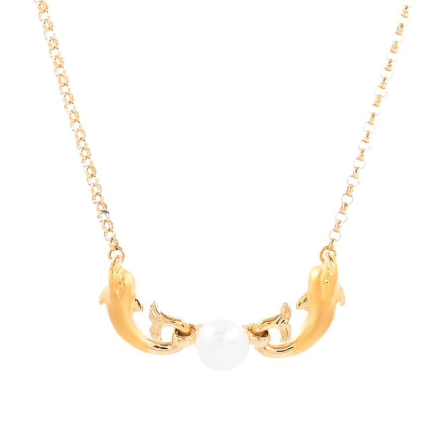 【中古A品】  カレライカレラ パール ネックレス   K18YP 元町本店