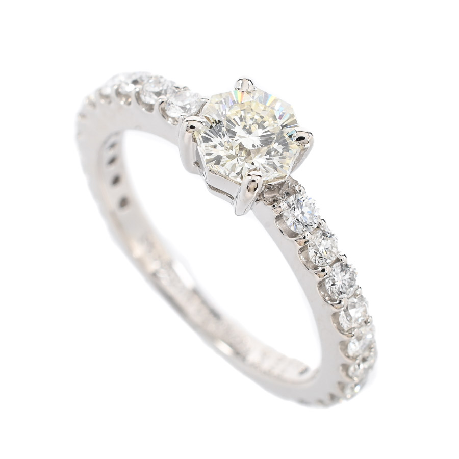 【中古A品】  ノンブランドジュエリー ダイヤ リング   プラチナ900 元町本店