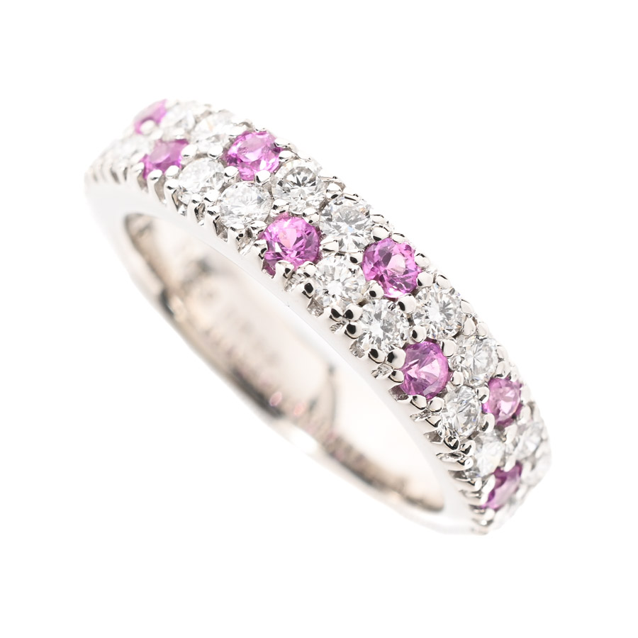 【中古A品】  ノンブランドジュエリー ピンクサファイア リング   プラチナ900 横浜関内店