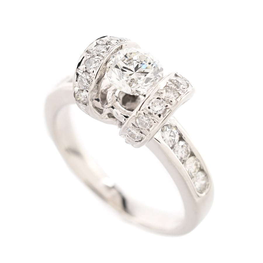 【中古A品】  ノンブランドジュエリー ダイヤ リング   プラチナ900 横浜関内店