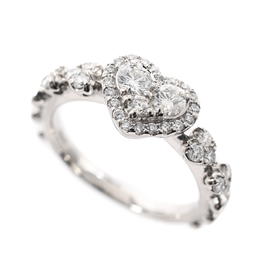 【中古A品】  ノンブランドジュエリー ダイヤ リング   プラチナ900 元町本店