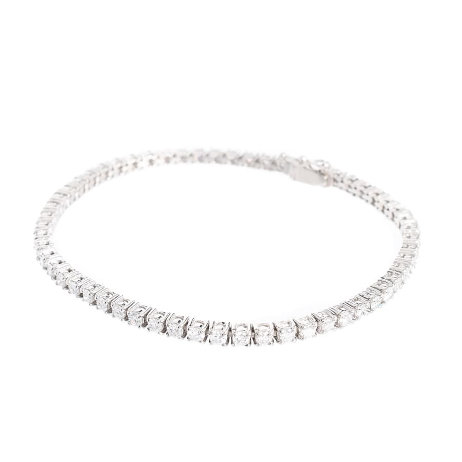 【中古A品】  ノンブランドジュエリー ダイヤ ブレスレット   プラチナ850 元町本店