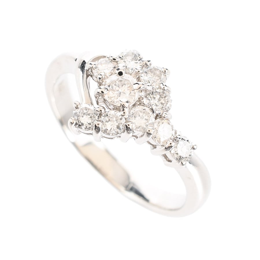 【中古A品】  ノンブランドジュエリー ダイヤ リング   プラチナ900 元町本店