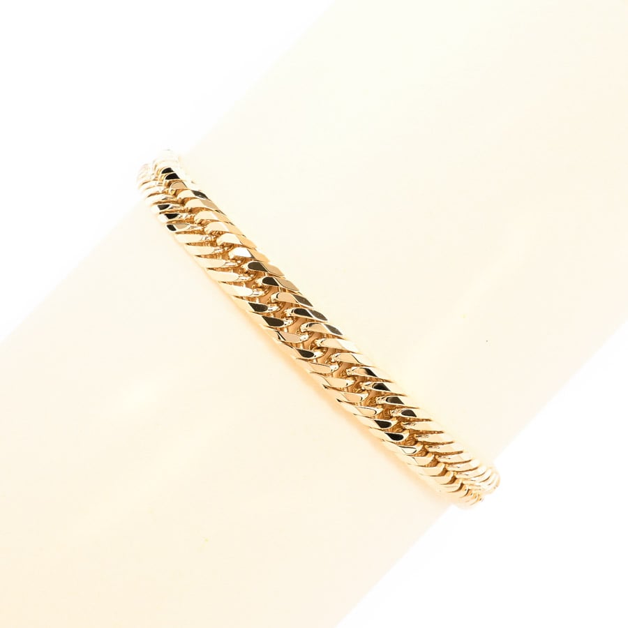 【中古A品】  ノンブランドジュエリー 喜平ブレスレット 6面トリプル 20.0g   K18YG 横浜関内店