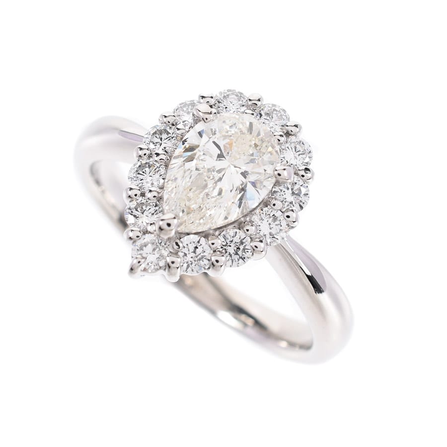 【中古A品】  ノンブランドジュエリー ダイヤ リング   プラチナ900 元町本店