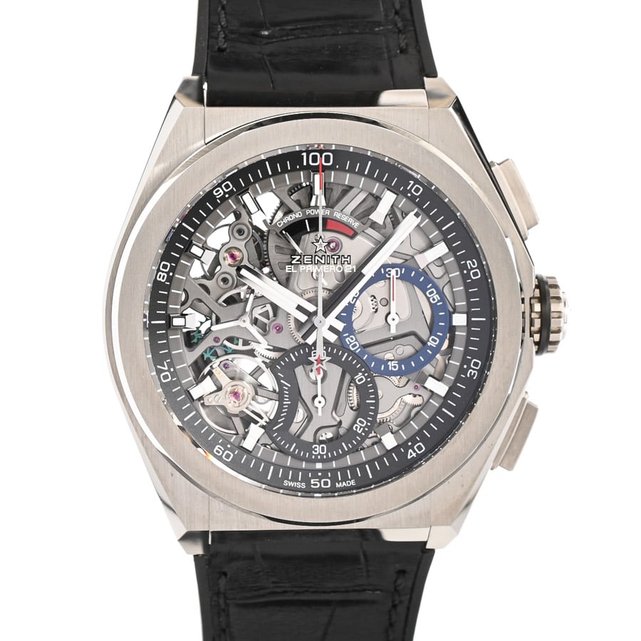 【中古A品】  ゼニス デファイ エルプリメロ 21  95.9000.9004/78.R582 チタニウム 横浜関内店