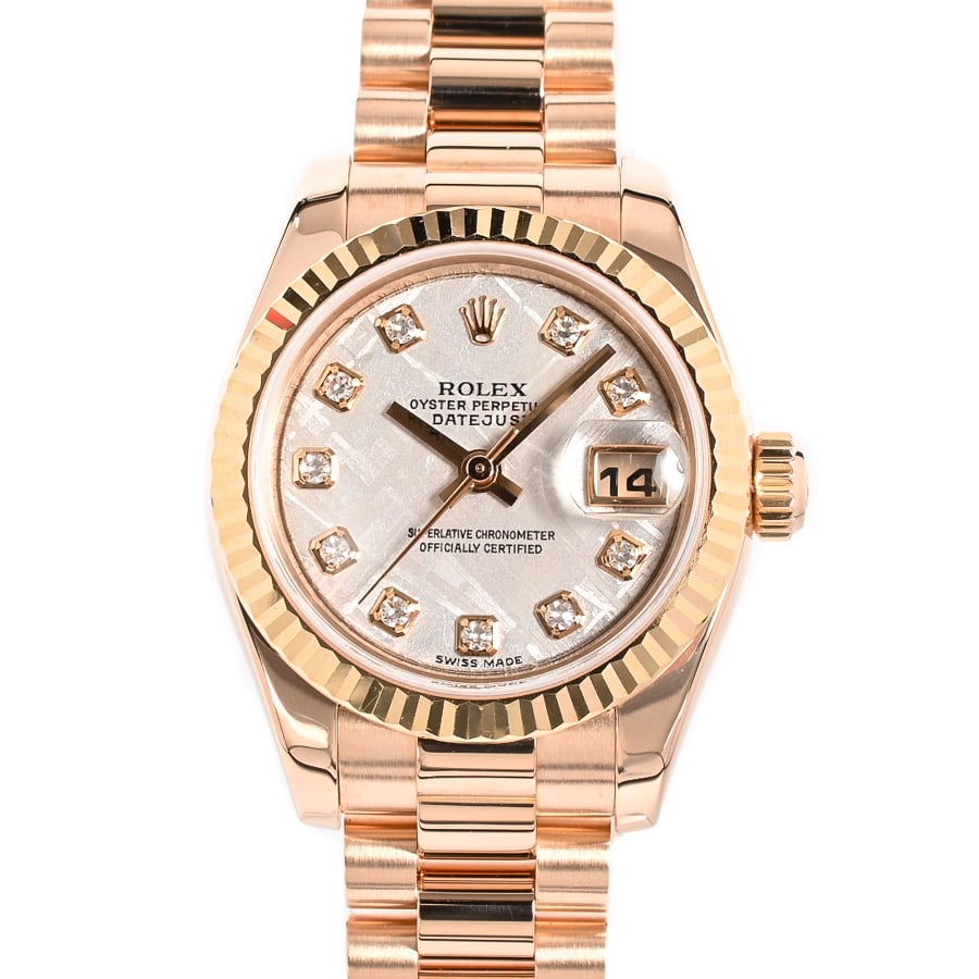 【中古A品】  ロレックス デイトジャスト  179175G ピンクゴールド 横浜関内店