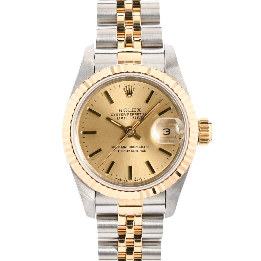 【中古A品】  ロレックス デイトジャスト  69173 ステンレス/イエローゴールド 銀座