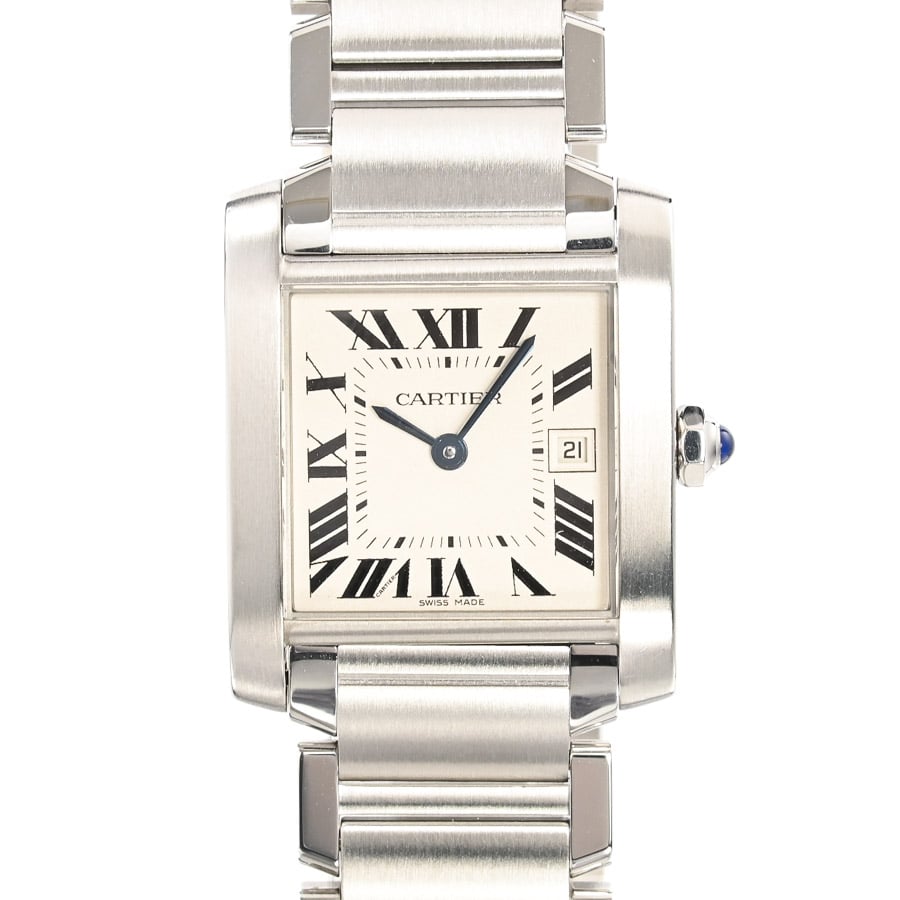 【中古A品】  カルティエ タンクフランセーズMM  W51011Q3 ステンレス 新宿歌舞伎町店