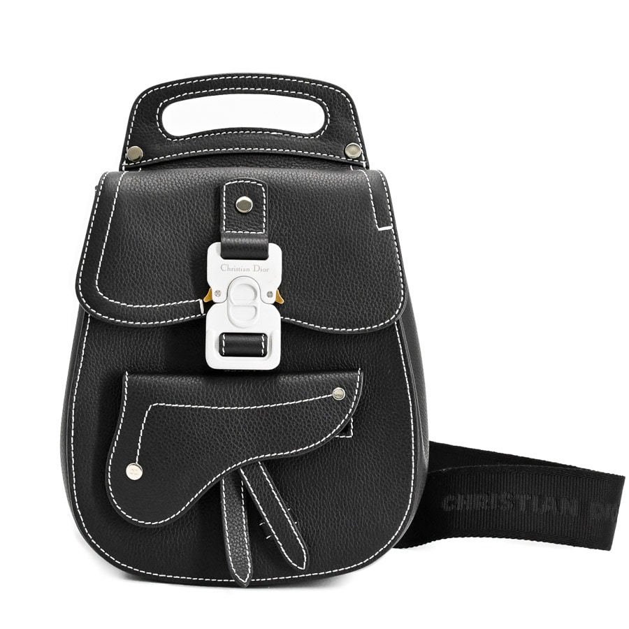 【中古A品】  ディオール ギャロップサドルスリングバッグ   型押しレザー 横浜関内店