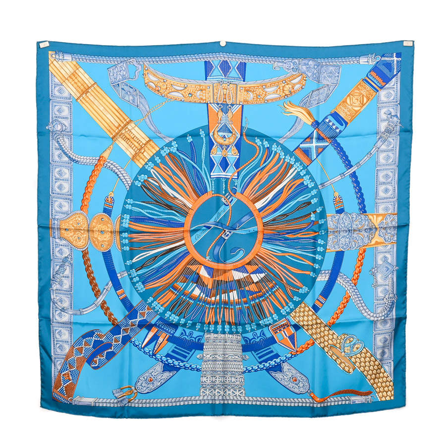 【未使用品】  エルメス カレ90   シルク 元町本店