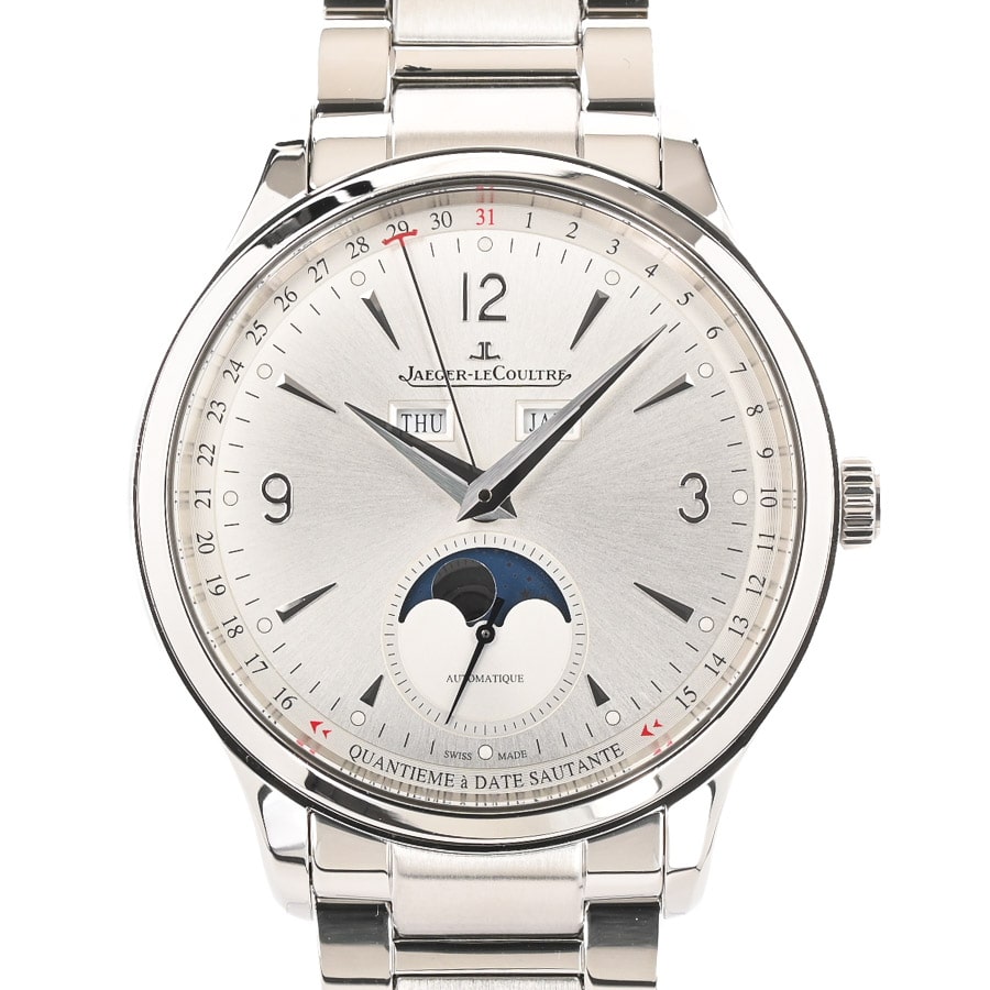 【中古A品】  ジャガールクルト マスター コントロール カレンダー  Q4148120 ステンレス 元町本店