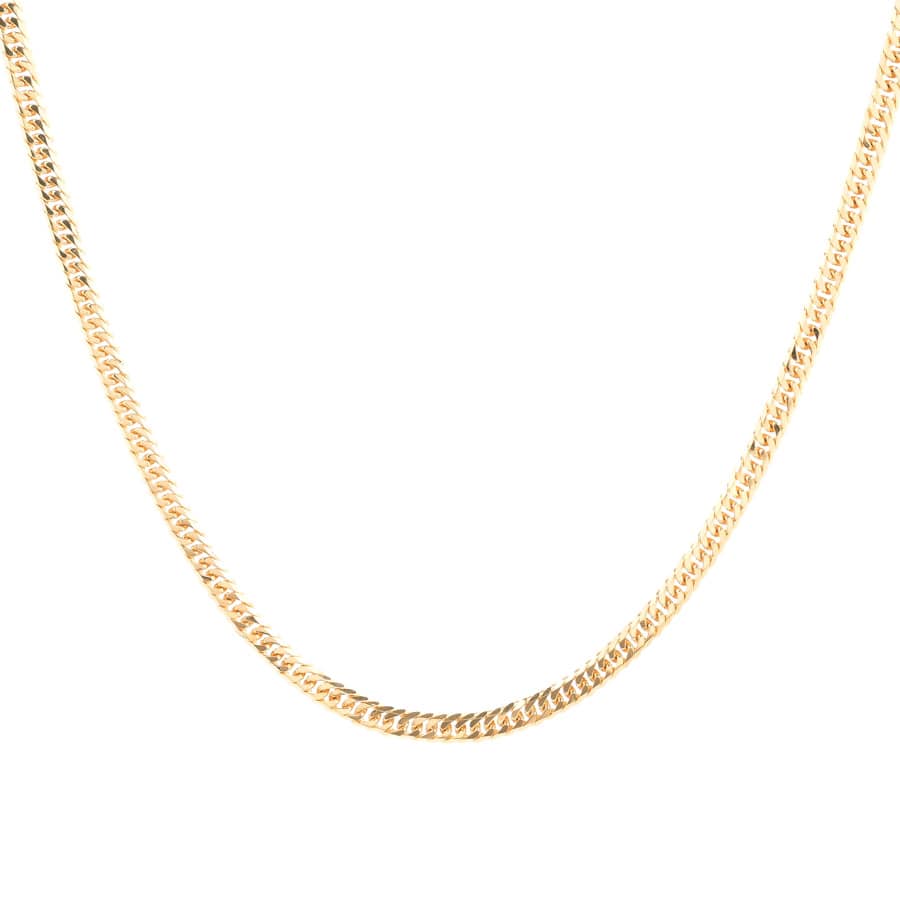 【中古A品】  ノンブランドジュエリー 喜平ネックレス 6面ダブル 20.1g   K18YG 銀座