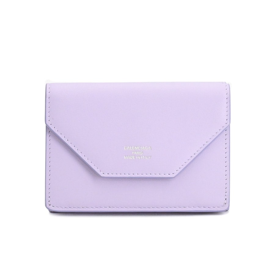 【中古SA品】  バレンシアガ エンベロープミニウォレット  736730 カーフ THE YOKOHAMA FRONT