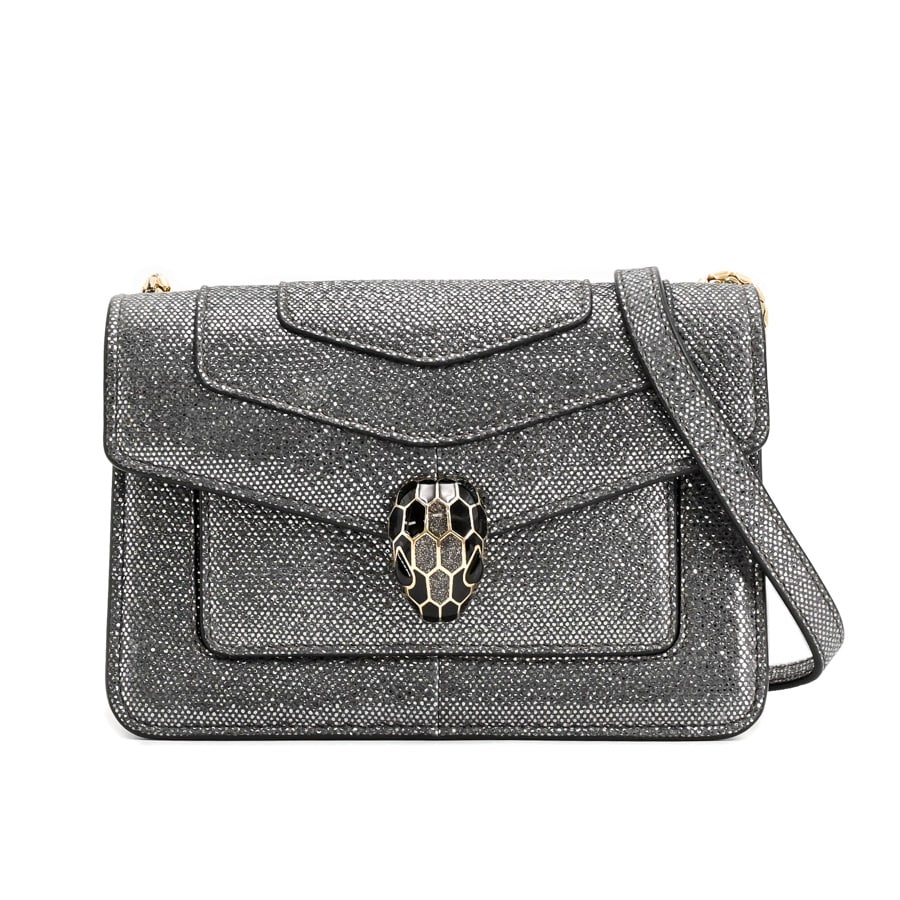 【中古SA品】  ブルガリ フォーエバーチェーンショルダーバッグ  289900 型押しレザー 新宿歌舞伎町店