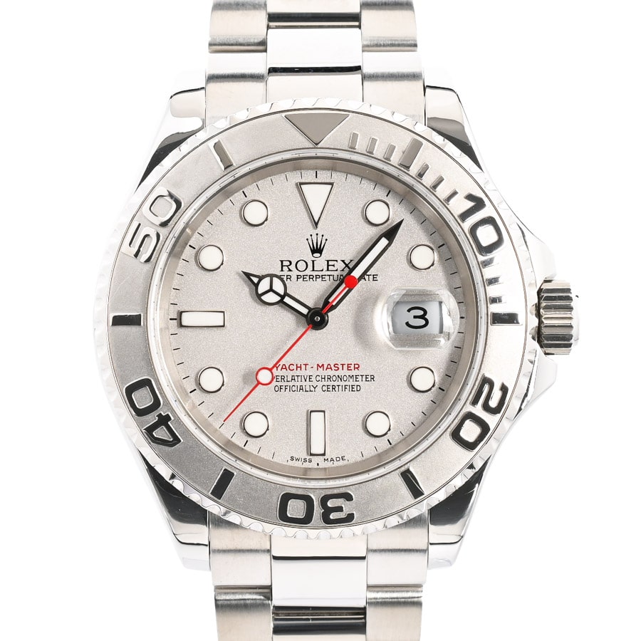 【中古A品】  ロレックス ヨットマスター ロレジウム  16622 ステンレス/プラチナ THE YOKOHAMA FRONT