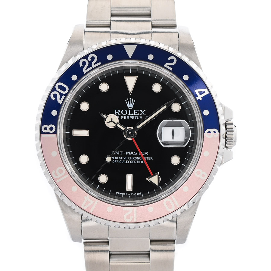 【中古A品】  ロレックス GMTマスター  16700BL/RD ステンレス 新宿歌舞伎町店