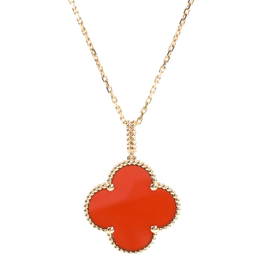 【中古A品】  ヴァンクリーフアーペル マジックアルハンブラ ロング  VCARO49N00 K18イエローゴールド 横浜関内店