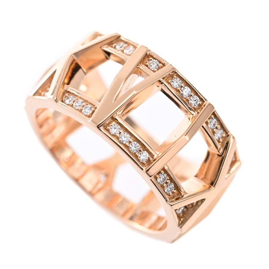 【中古A品】  ティファニー アトラスXオープン   K18ピンクゴールド THE YOKOHAMA FRONT