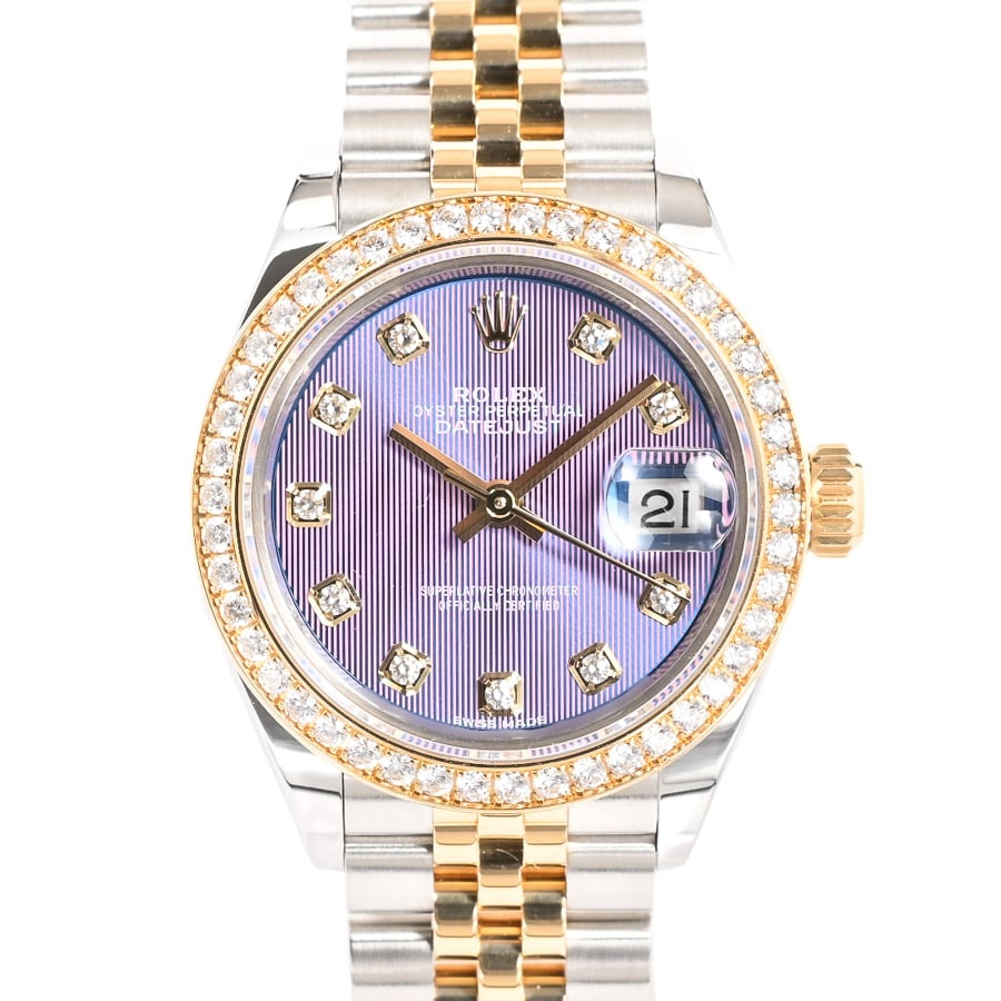 【中古A品】  ロレックス デイトジャスト28  279383RBR/J ステンレス/イエローゴールド THE YOKOHAMA FRONT