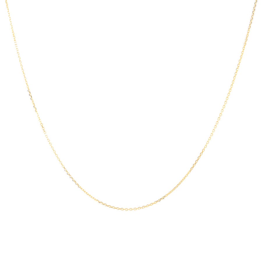 【新品】  ノンブランドジュエリー 小豆チェーン   K24イエローゴールド 銀座