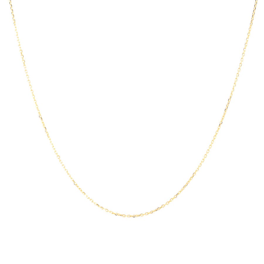 【新品】  ノンブランドジュエリー 小豆チェーン   K24イエローゴールド 元町本店