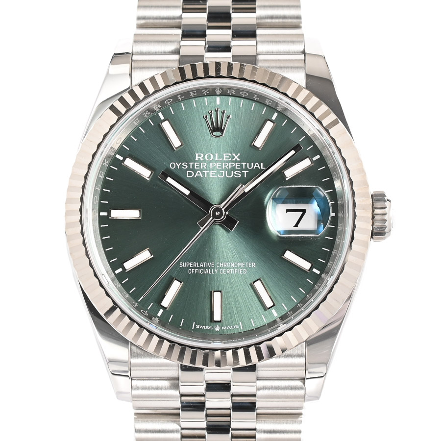 【中古A品】  ロレックス デイトジャスト36  126234/J ステンレス/ホワイトゴールド THE YOKOHAMA FRONT