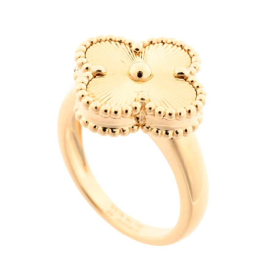 【中古A品】  ヴァンクリーフアーペル ヴィンテージアルハンブラ  VCARP6I349 K18イエローゴールド 横浜関内店