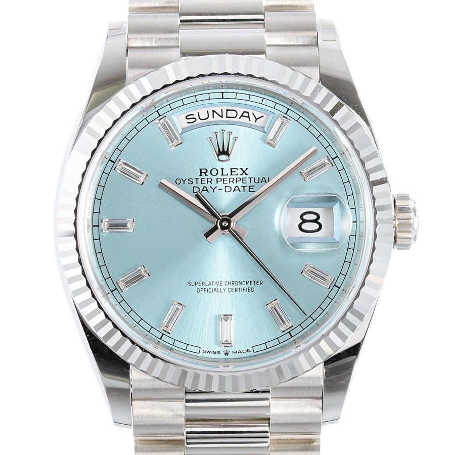 【中古SA品】  ロレックス デイデイト デイデイト 128236A プラチナ 銀座