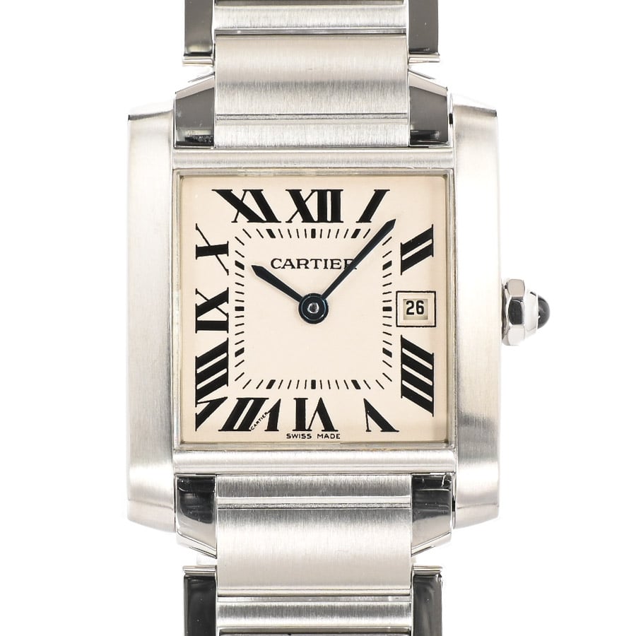 【中古A品】  カルティエ タンクフランセーズ  W51011Q3 ステンレス 元町本店