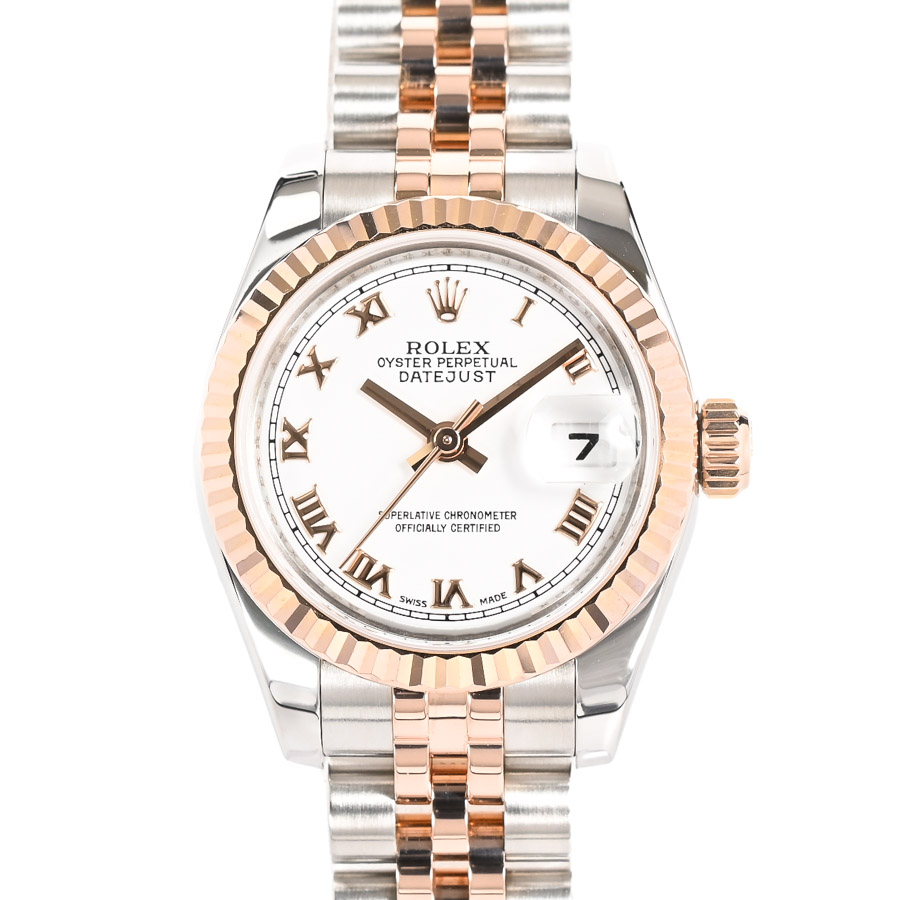 【中古A品】  ロレックス デイトジャスト  179171 ステンレス/ピンクゴールド THE YOKOHAMA FRONT