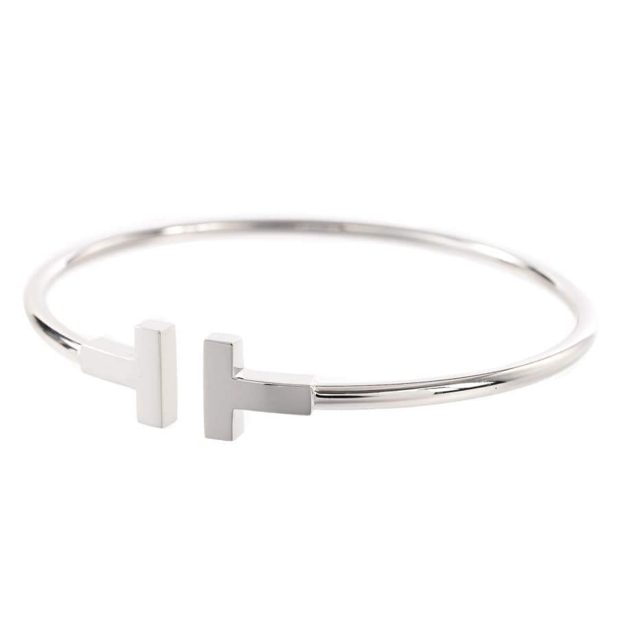 【中古A品】  ティファニー Tワイヤー   K18ホワイトゴールド 横浜関内店