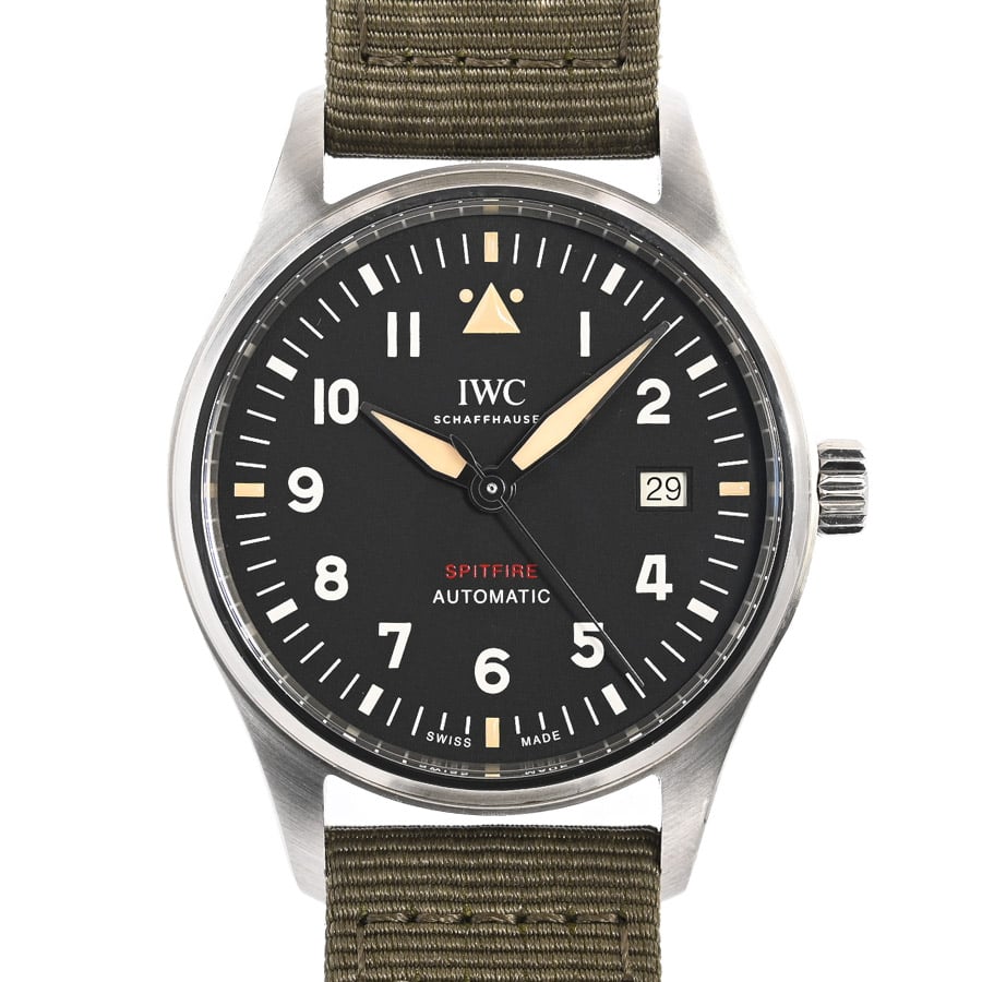 【中古A品】  アイダブリュシー パイロット オートマティック スピットファイア  IW326805 ステンレス 元町本店