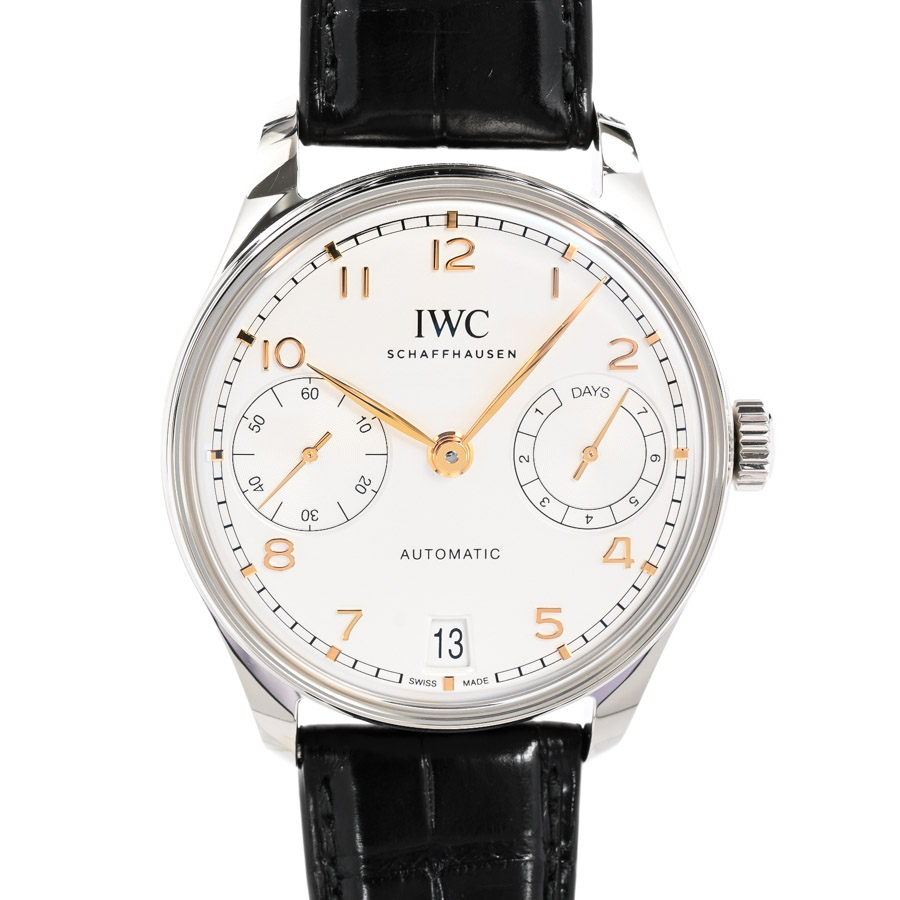 【中古SA品】  アイダブリュシー ポルトギーゼ オートマティック42  IW501701 ステンレス 銀座