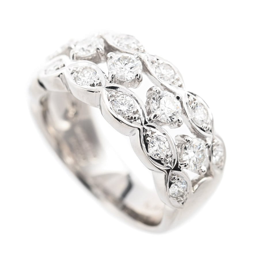 【中古A品】  ミキモト ダイヤ リング   Pt950 横浜関内店