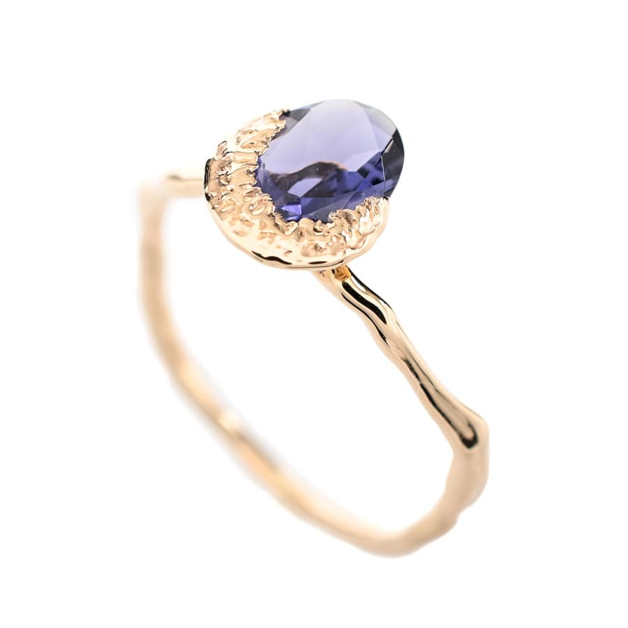 【中古A品】  ノンブランドジュエリー アイオライト リング   K10イエローゴールド 横浜関内店