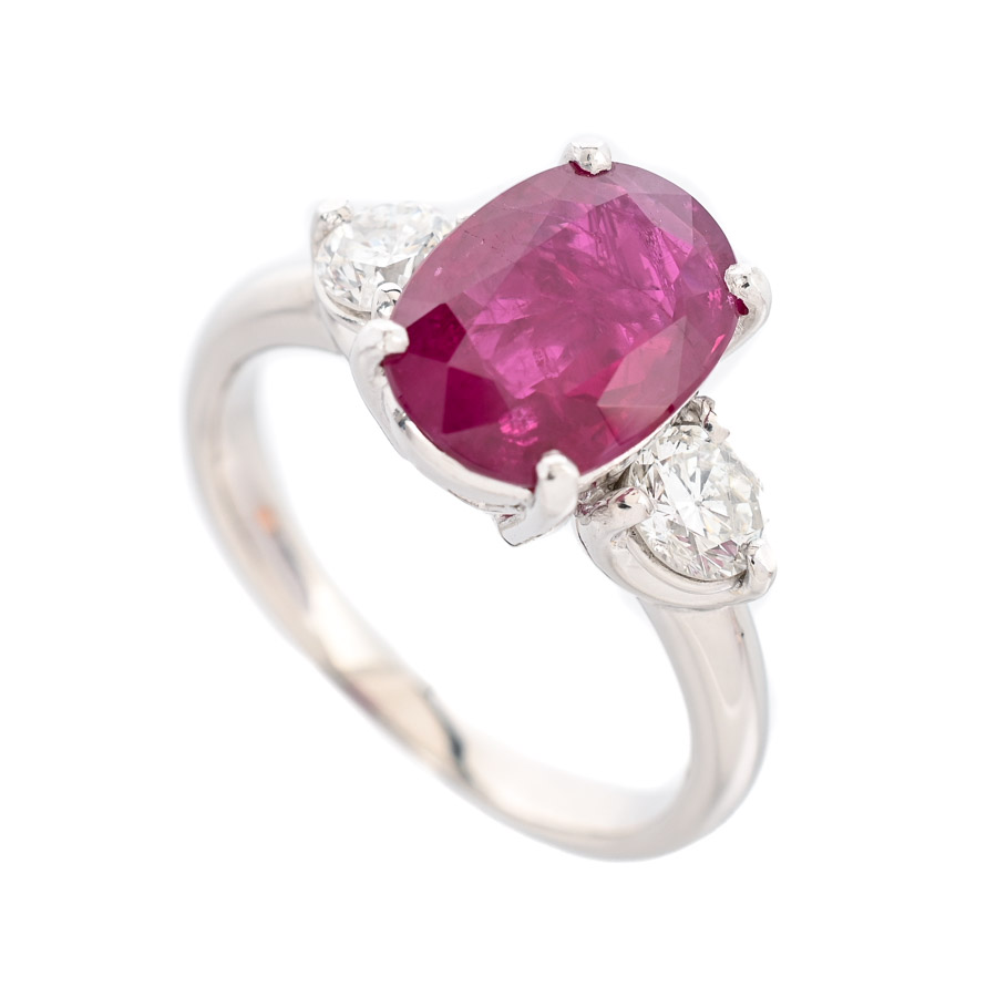 【中古A品】  ノンブランドジュエリー ルビー リング   プラチナ900 横浜関内店