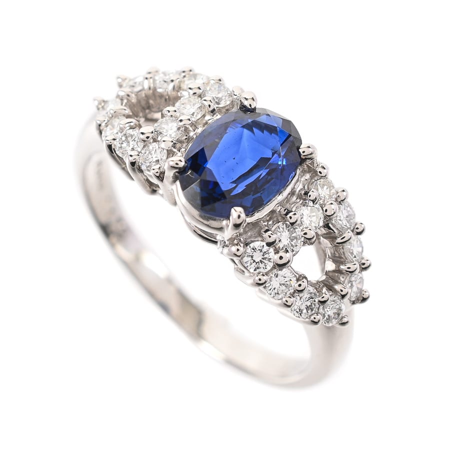 【中古A品】  ノンブランドジュエリー サファイア リング   プラチナ900 横浜関内店