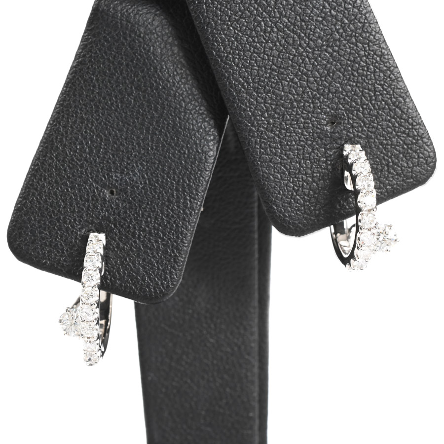 【中古A品】  ノンブランドジュエリー ダイヤ イヤリング   プラチナ900 横浜関内店