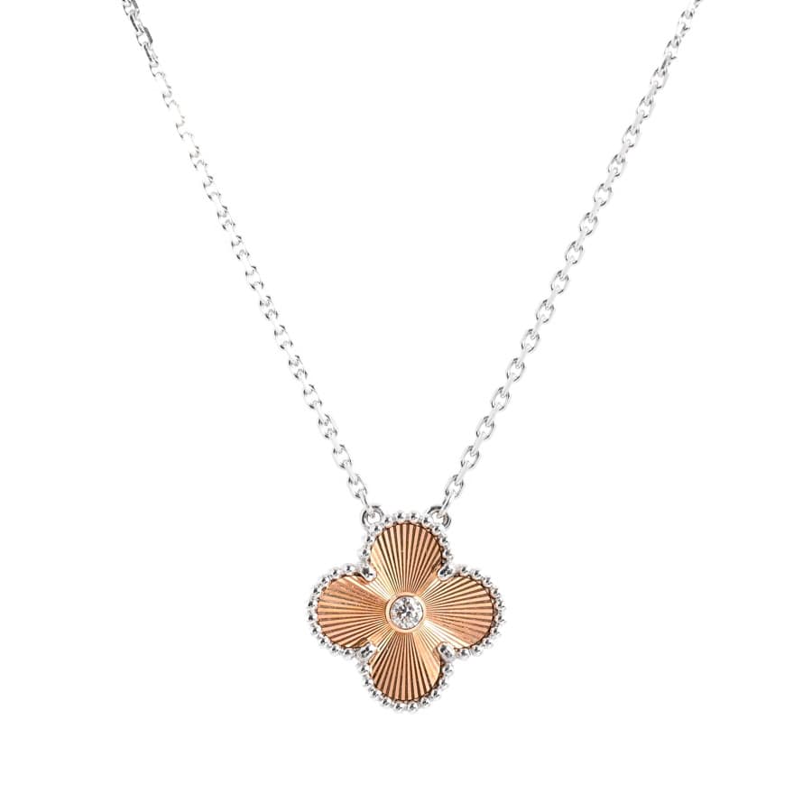 【中古A品】  ヴァンクリーフアーペル ヴィンテージアルハンブラ  VCARPNTH00 K18WP 元町本店