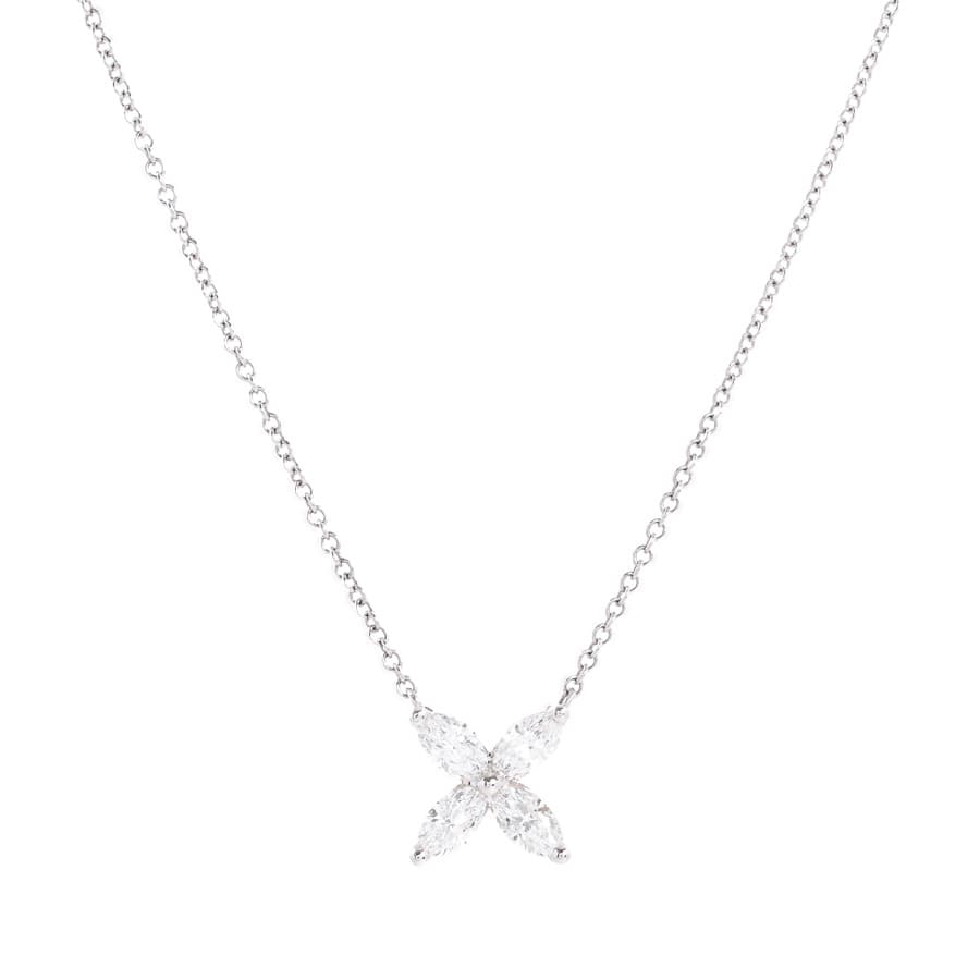 【中古A品】  ティファニー ビクトリア   Pt950 銀座