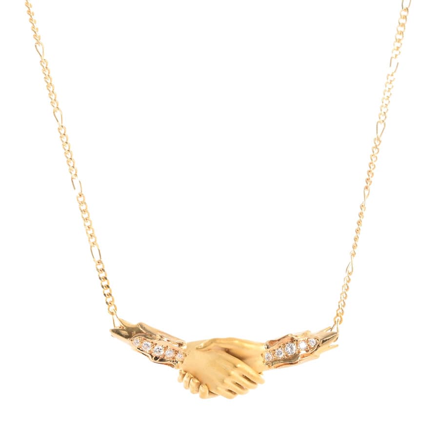 【中古A品】  カレライカレラ ダイヤ ネックレス   K18イエローゴールド(K18YG) 横浜関内店