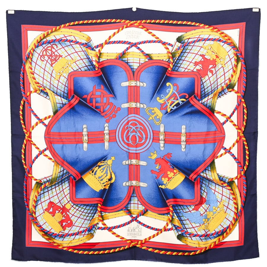 【中古A品】  エルメス カレ90   シルク 新宿歌舞伎町店