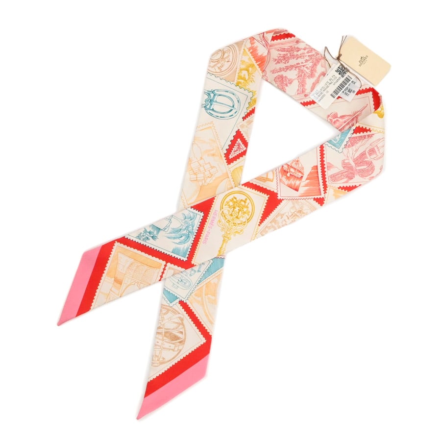 【未使用品】  エルメス ツイリー   シルク 元町本店