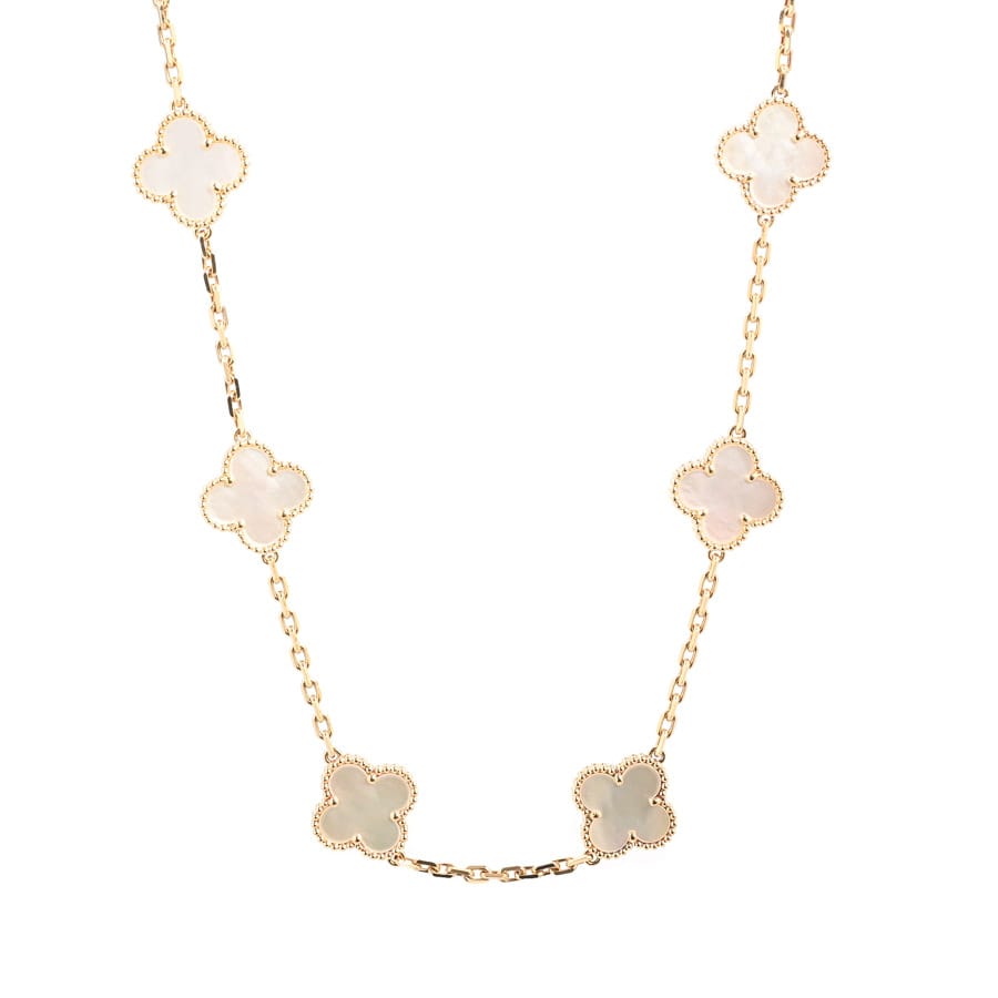 【中古A品】  ヴァンクリーフアーペル ヴィンテージアルハンブラ  VCARA42800 K18イエローゴールド 元町本店