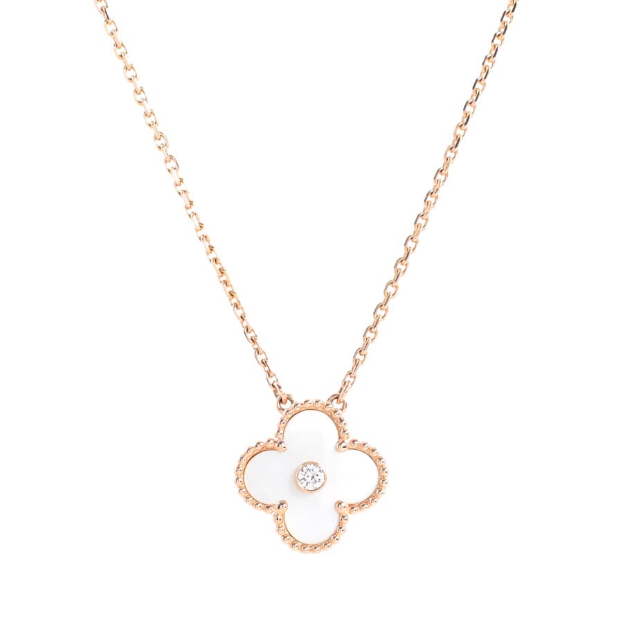 【中古A品】  ヴァンクリーフアーペル ヴィンテージアルハンブラ   K18ピンクゴールド 銀座