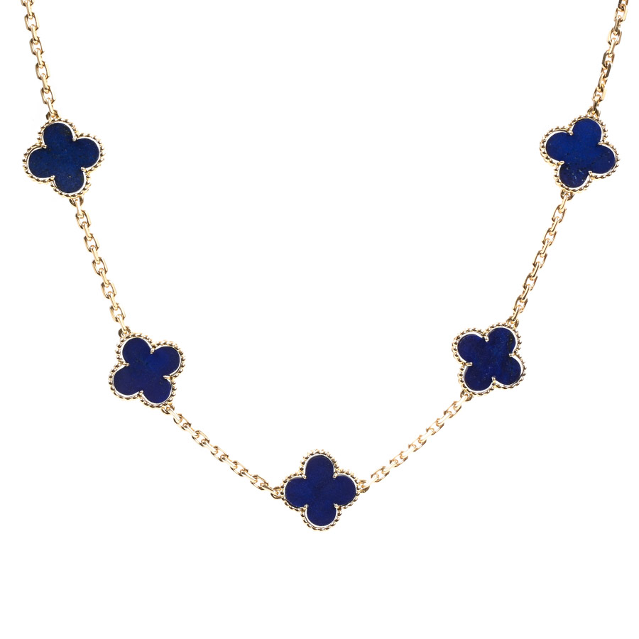 【中古A品】  ヴァンクリーフアーペル ヴィンテージアルハンブラ   K18イエローゴールド 元町本店