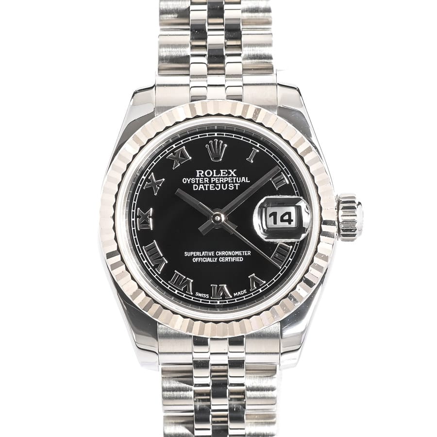 【中古A品】  ロレックス デイトジャスト  179174 ステンレス/ホワイトゴールド THE YOKOHAMA FRONT