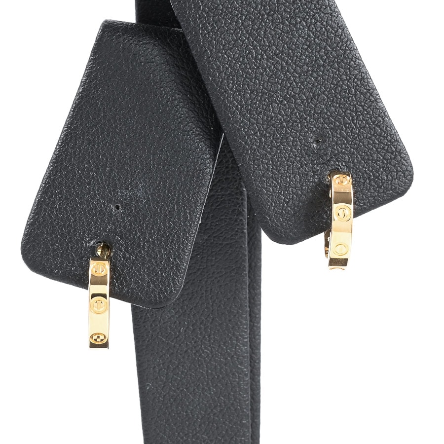 【中古B品】  カルティエ ミニラブピアス  B8028800 K18イエローゴールド 元町本店